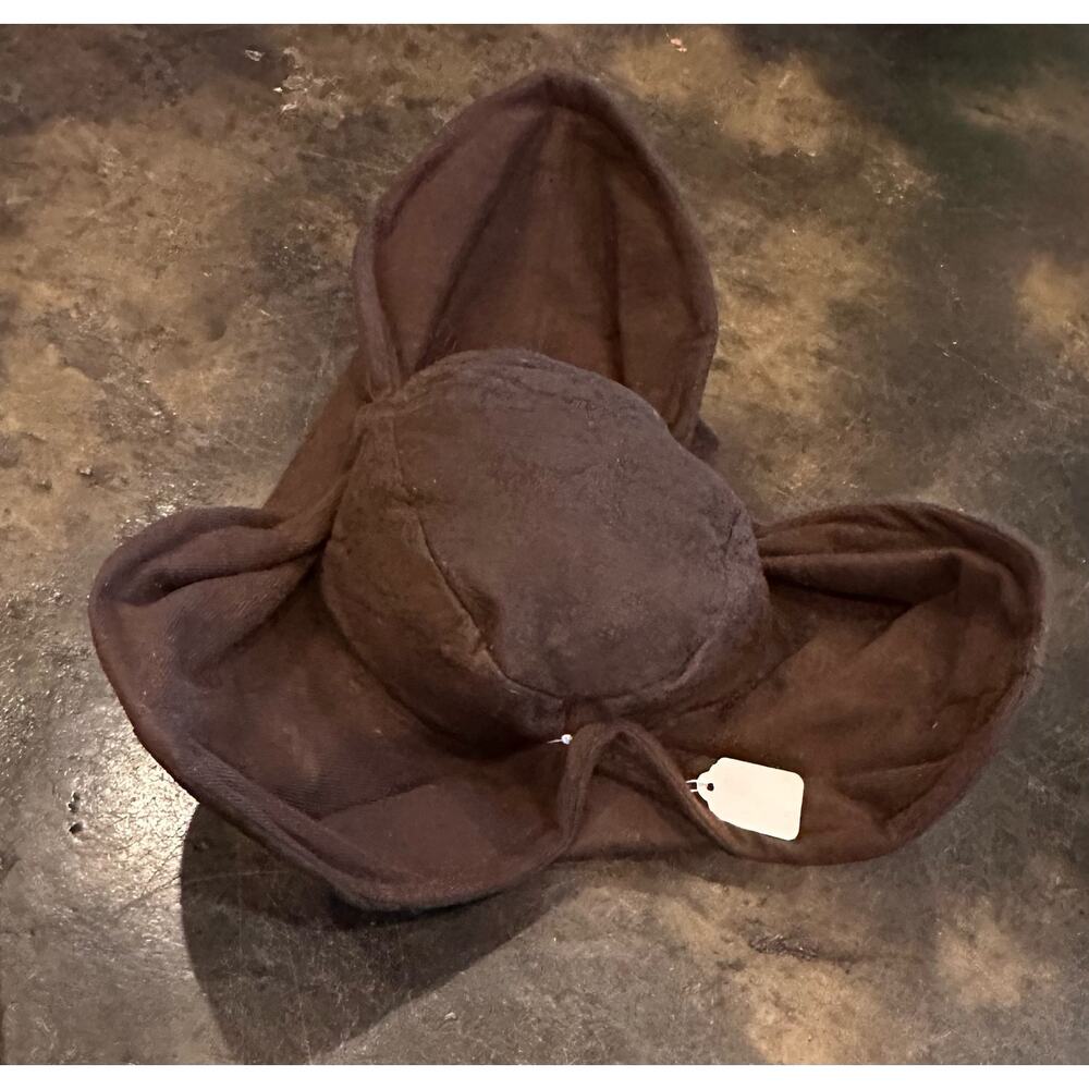 Adult Pirates Of The Caribbean Pirate Hat, Jack Sparrow, Long John Silver, Brown - Picture 2 of 4